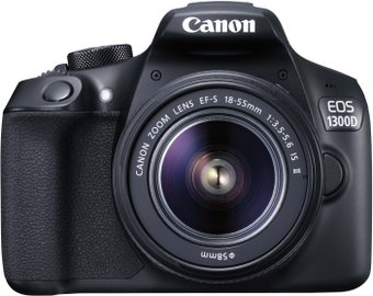 Зеркальный фотоаппарат Canon EOS 1300D Kit 18-55mm IS II