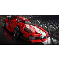 Конструктор Zhe Gao DZ7014 Гоночный автомобиль Ferrari 488