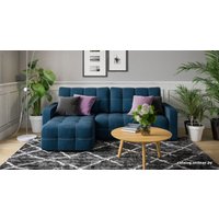 Угловой диван Craftmebel Dandy угол (правый, БНП, ткань, malmo синий) в Орше