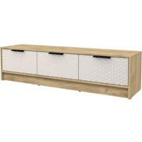 Тумба Интерлиния ТВ Концепт КТ-ТВ3-35 Техно (дуб золотой/кашемир)