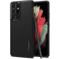 Чехол для телефона Spigen Liquid Air (Pen Edition) для Galaxy S21 Ultra ACS02831 (черный)