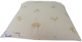 Спальная подушка Delford Шерсть Стандарт 3ШП/л-ПЭ (58x58)