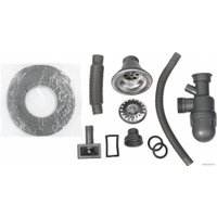 Кухонная мойка AKS Прямоугольная 58x48 (матовый хром)