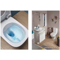 Унитаз напольный Jacob Delafon Struktura UJAJ102-WTE+ETAG212-WTE+E70024-WTE