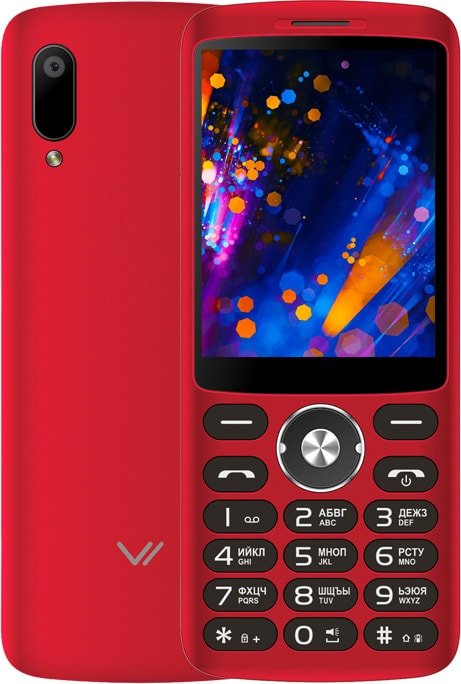 

Кнопочный телефон Vertex D571 (красный)