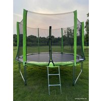 Батут Funfit 252см - 8ft Pro (зеленый)