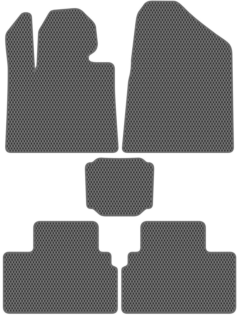 

Комплект ковриков для авто Alicosta Changan Uni-T I (suv) 2023 - Н.В. (серый, ромб)