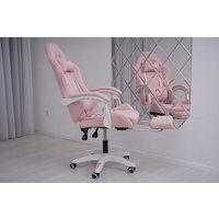 Игровое (геймерское) кресло Calviano 1584 (ткань, розовый)