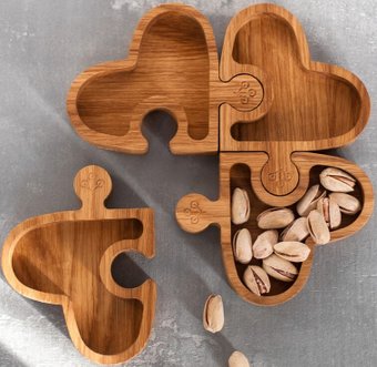 Менажница S.Wood Четырехлистник