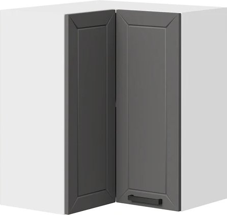 

Шкаф навесной Трия Лорас 1В6УП (белый/холст вулкан)