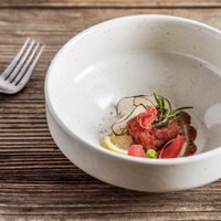 Блюдо AksHome Stone Clay 17.5x7 (белый) в Могилеве