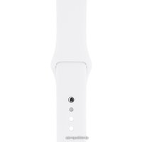 Умные часы Apple Watch Series 2 38mm Silver with White Sport Band [MNNW2]