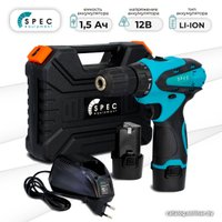 Дрель-шуруповерт Spec DF330PRO (с 2-мя АКБ, кейс)