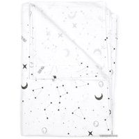1.5-спальный комплект постельного белья Amarobaby Time To Sleep Stars AMARO-3403-St (белый/черный)