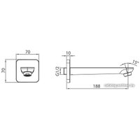 Излив IDDIS Slide SLISB00i63