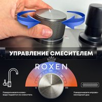 Кухонная мойка Roxen Stage Plus 560250-60-BS многофункциональная 8 в 1 (60*48/текстурный графит)