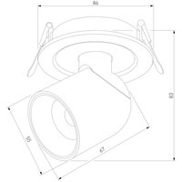 Точечный светильник Elektrostandard Spot 25093/LED (черный) в Гомеле