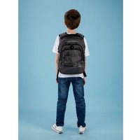 Школьный рюкзак Grizzly RB-450-3f (серый)