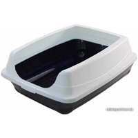 Туалет-лоток Gamma Пушок (белый/серый)