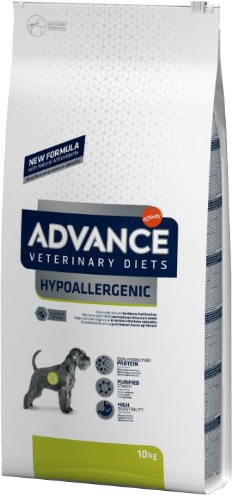 

Сухой корм для собак Advance VetDiet Hypoallergenic 10 кг