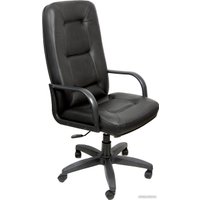 Офисное кресло Деловая обстановка Пилот Стандарт (кожа черный)