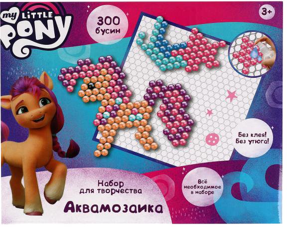 

Набор для создания поделок/игрушек MultiArt Аквамозаика Мой маленький пони AB300-MLP2