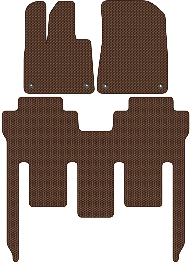 

Комплект ковриков для авто Alicosta Voyah Dreamer I (минивэн / минивен,гибрид) 2021 - Н.В. (коричневый, сота)