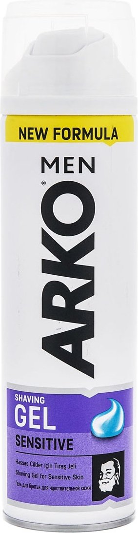 

Гель для бритья Arko Men Sensitive для чувствительной кожи (200 мл)