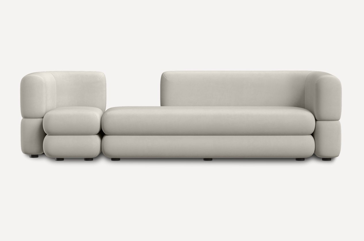 

Модульный диван Divan Brera-5 Velour Smoke 242270 (серый)