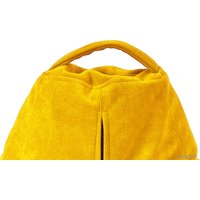 Кресло-мешок Palermo Bormio велюр XXL (канареечный)