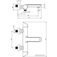 Смеситель Deante Arnika Gold BR BQA R10M