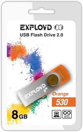 

USB Flash Exployd 530 8GB (оранжевый)