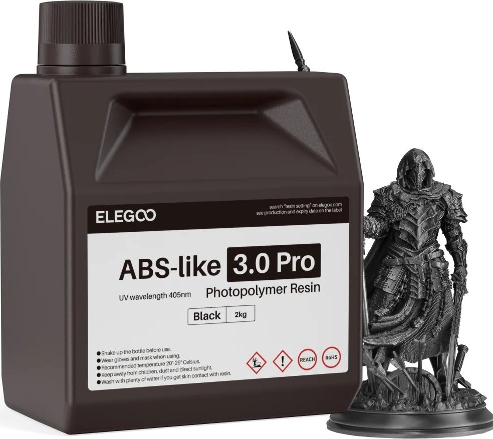 

Фотополимер Elegoo ABSlike V3.0 Pro 2кг (черный)