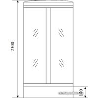 Душевая кабина Timo TL-1501