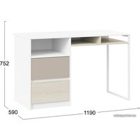 Стол Трия Сканди ТД-386.15.02-20 (дуб гарден/белый/глиняный серый) в Орше