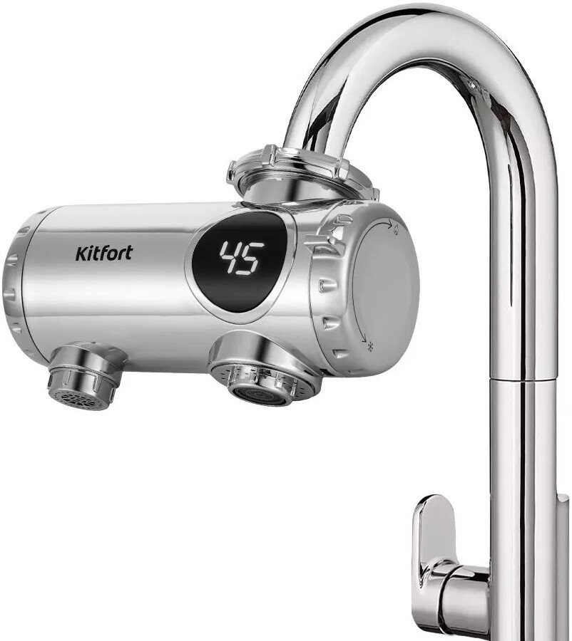 

Проточный электрический водонагреватель на кран Kitfort KT-6529