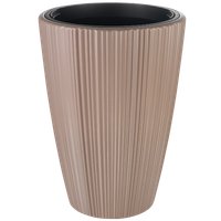 Кашпо Эльфпласт Tocco EP667 (серо-коричневый)