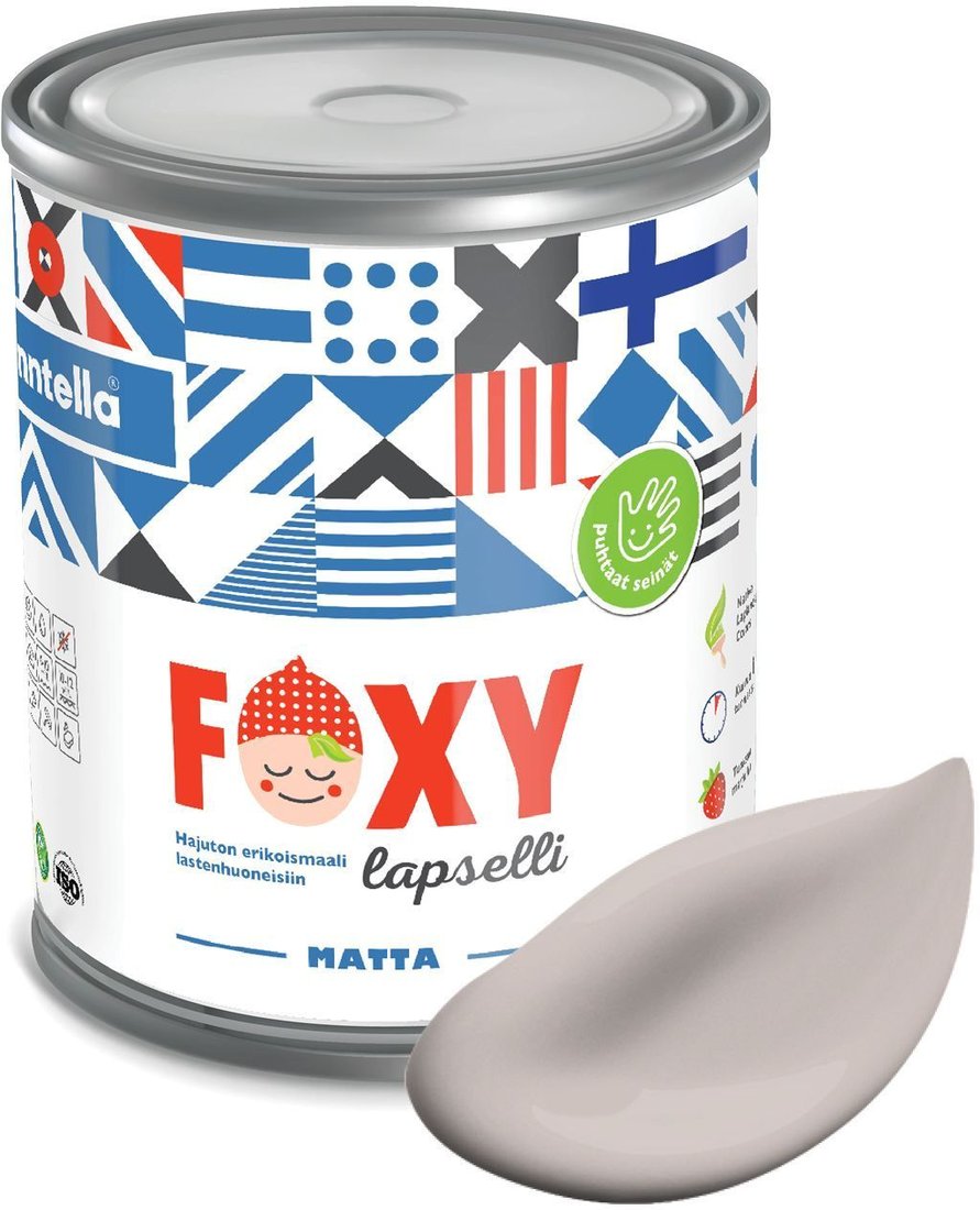 

Краска Finntella Foxy Lapselli Matte Iloinen F-50-1-1-FL227 0.9 л (бежевый)