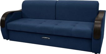 Сириус Лидер-6 НПБ 225x110 (Eva 22 велюр синий)