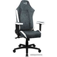 Игровое (геймерское) кресло AeroCool Crown AeroSuede (стальной синий)