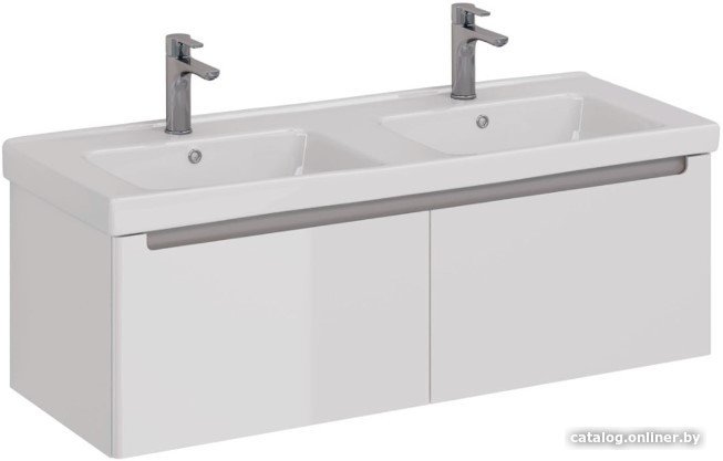 Lemark Тумба под умывальник Buno Mini 125 LM05BM125T (белый глянец)