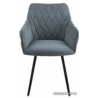 Стул Гальваник Диаманте Лофт (эмаль черный муар/Catania Silver/Willy Mint)