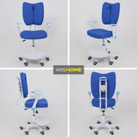 Детское ортопедическое кресло AksHome Pegas (синий)