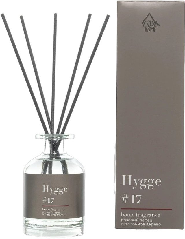 

Аромадиффузор Arida Home Hygge №17 Розовый перец и лимонное дерево (100 мл)