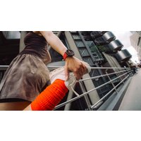 Умные часы CMF Watch 3 Pro (черный, оранжевый силиконовый ремешок)