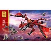 Конструктор Lion King NinjaGo 180092 Первый страж Красный Дракон