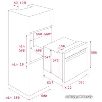 Электрический духовой шкаф TEKA HLB 8600 (черный)