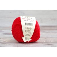 Пряжа для вязания Gazzal Baby Cotton 3443 50 г 165 м (красный)