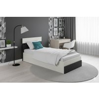 Кровать PROxSON Milton с ПМ 80x190 (дуб шамони светлый 124/черный)