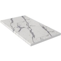 Готовая кухня Интерлиния Мила Деко 3.0 (черный/дуб вотан/белый гранит)